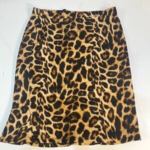 ACA Leopard print skirt size-4‎